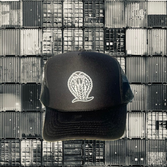 OG Snake Trucker Hat Black