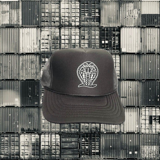 OG Snake Trucker Hat Grey